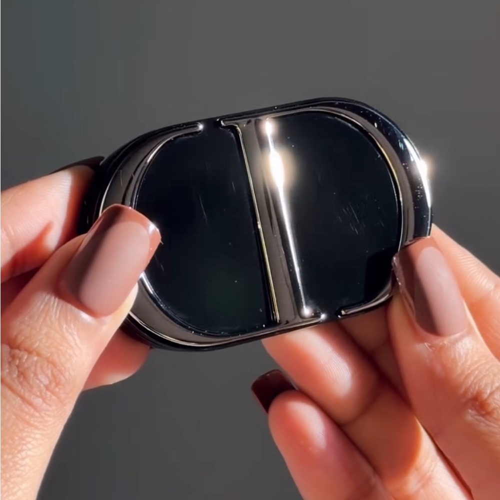 Dior CD Logo Makeup Mirror with Phone Holder Stand Dual Mirror 🌷